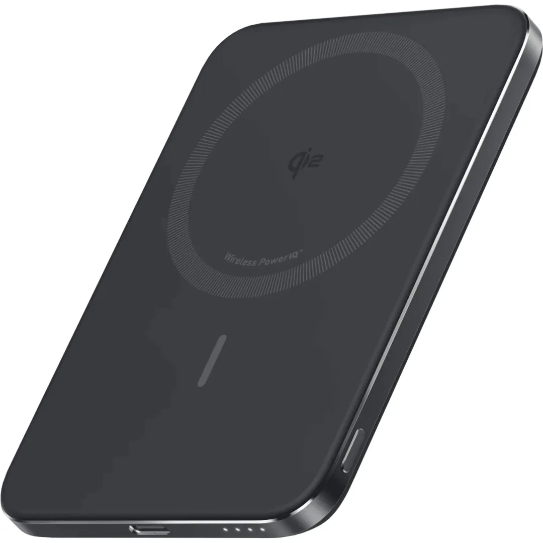 Універсальна мобільна батарея Anker Nano MagGo Slim 5000mAh 20W Black (A1665H11)
