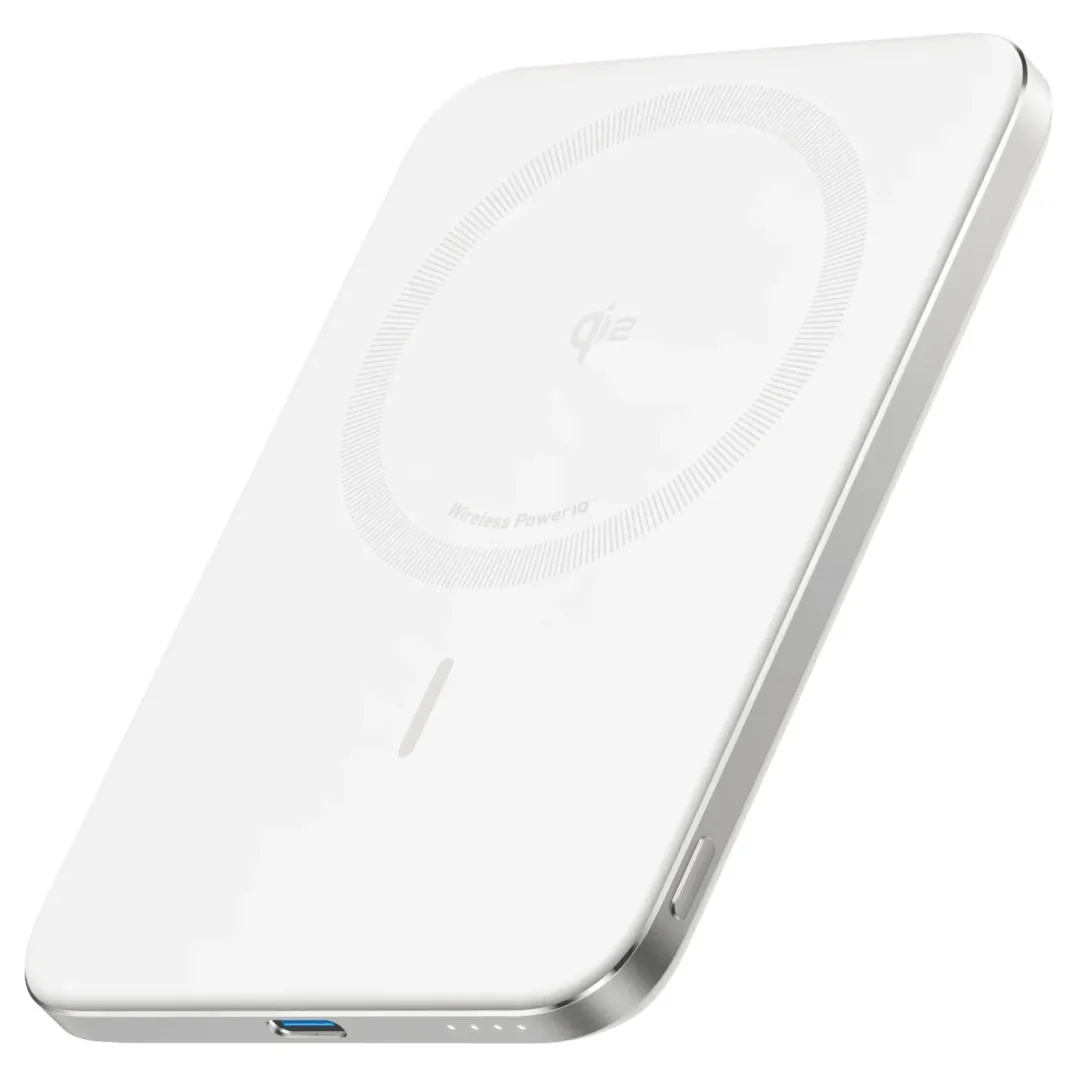 Універсальна мобільна батарея Anker Nano MagGo Slim 5000mAh 20W White (A1665H21)