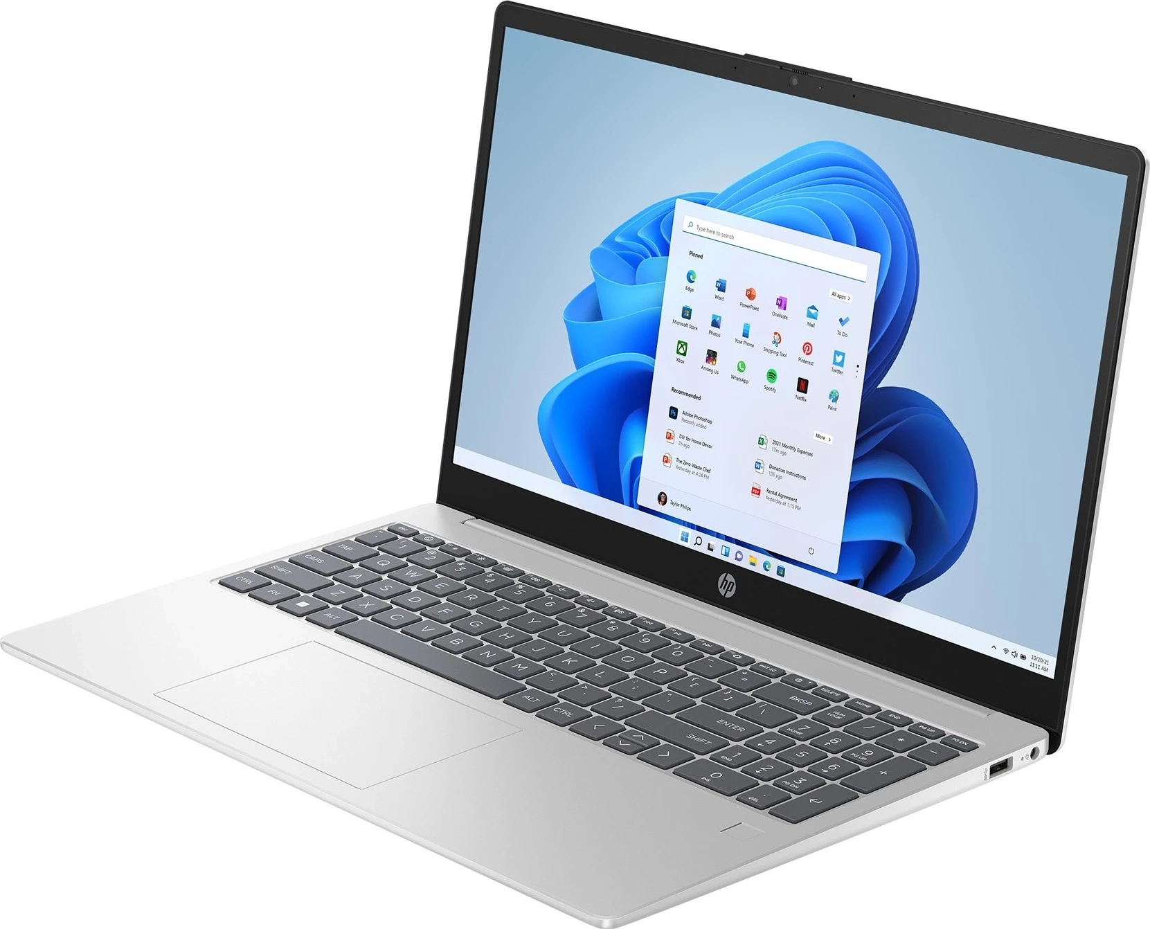 Ноутбук HP 15-fc0318ua (D06H6EA) Silver