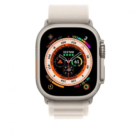 Ремінець Alpine Loop Band для Apple Watch 49mm Starlight - Large (MQE73)