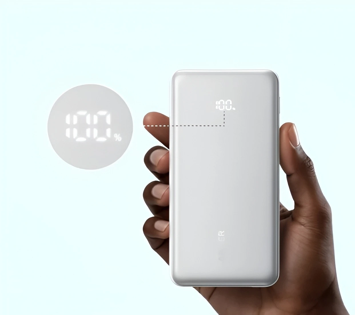 Універсальна мобільна батарея Anker Zolo 20000mAh 22.5W White (A110EH21)