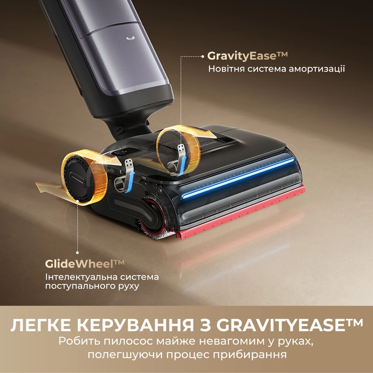 Акумуляторний миючий пилосос Dreame H16 Pro Steam (HHR48F)