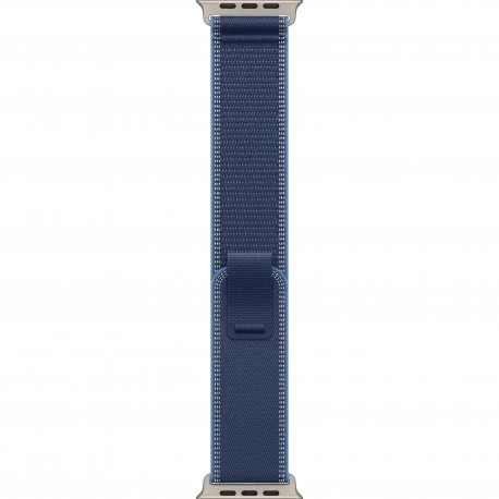 Apple Watch Ultra 3 49mm (GPS+LTE) Natural Titanium Case with Blue/Bright Blue Trail Loop - M/L