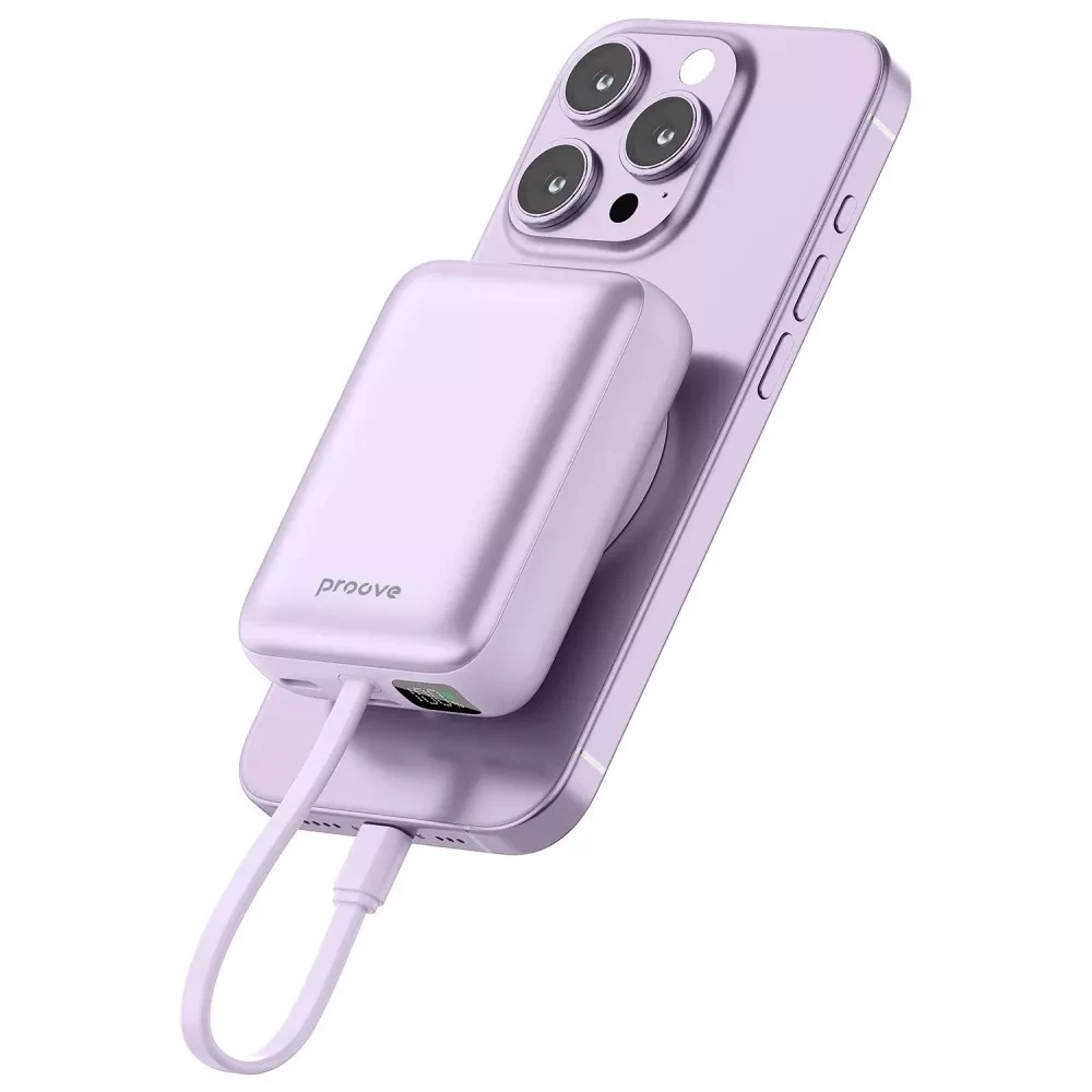 Універсальна мобільна батарея Proove Neutron 22.5W 10000mAh Purple (PBNE22022209)
