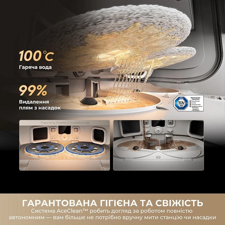 Робот-пилосос Dreame Bot Matrix 10 Pro Black (RLM61HE-Bl)