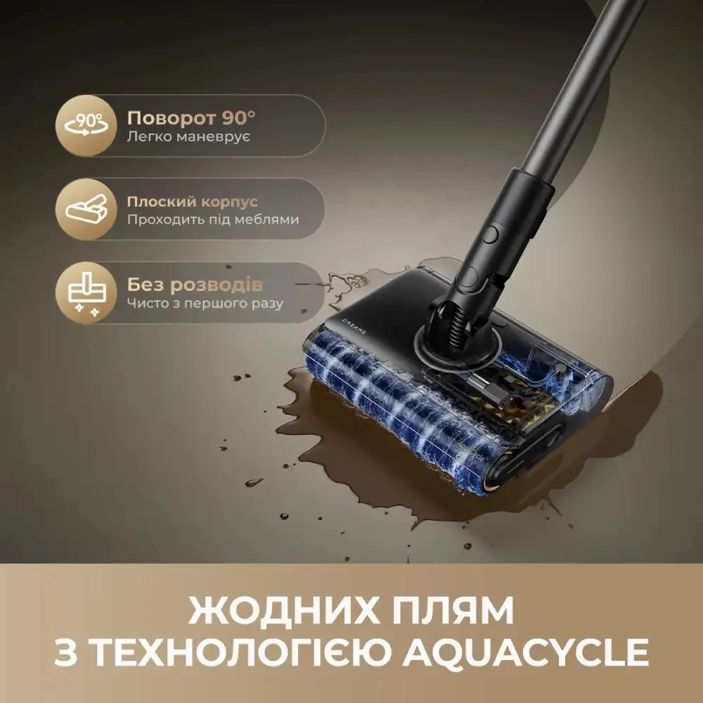 Акумуляторний пилосос Dreame R20 Ultra AquaCycle (VRV57F)