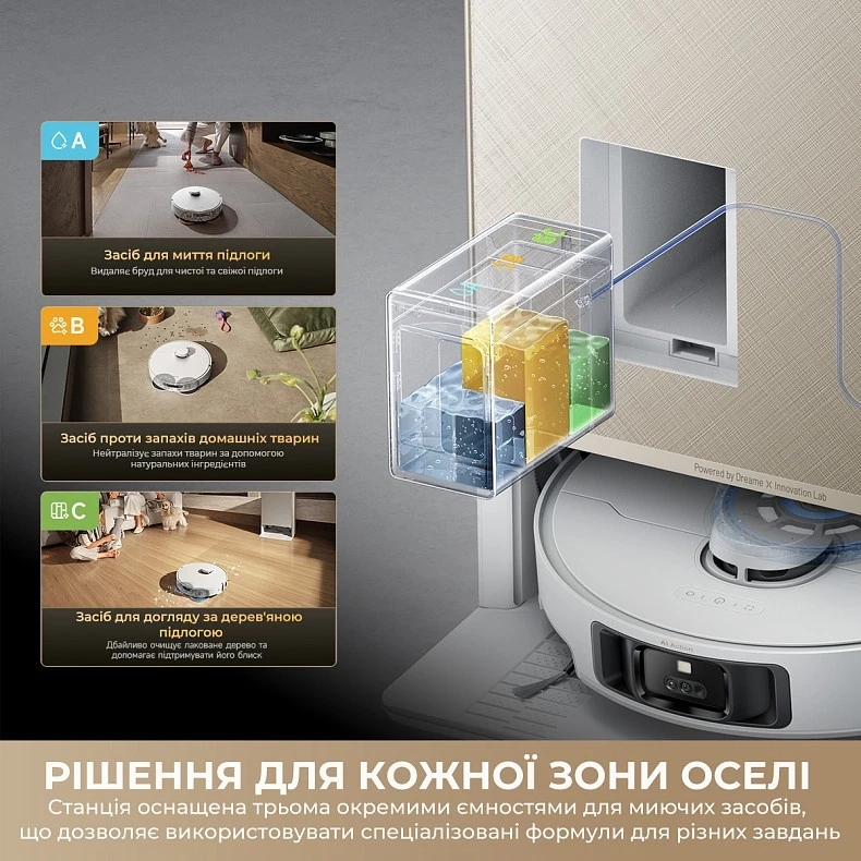 Робот-пилосос Dreame Bot Matrix 10 Pro Black (RLM61HE-Bl)