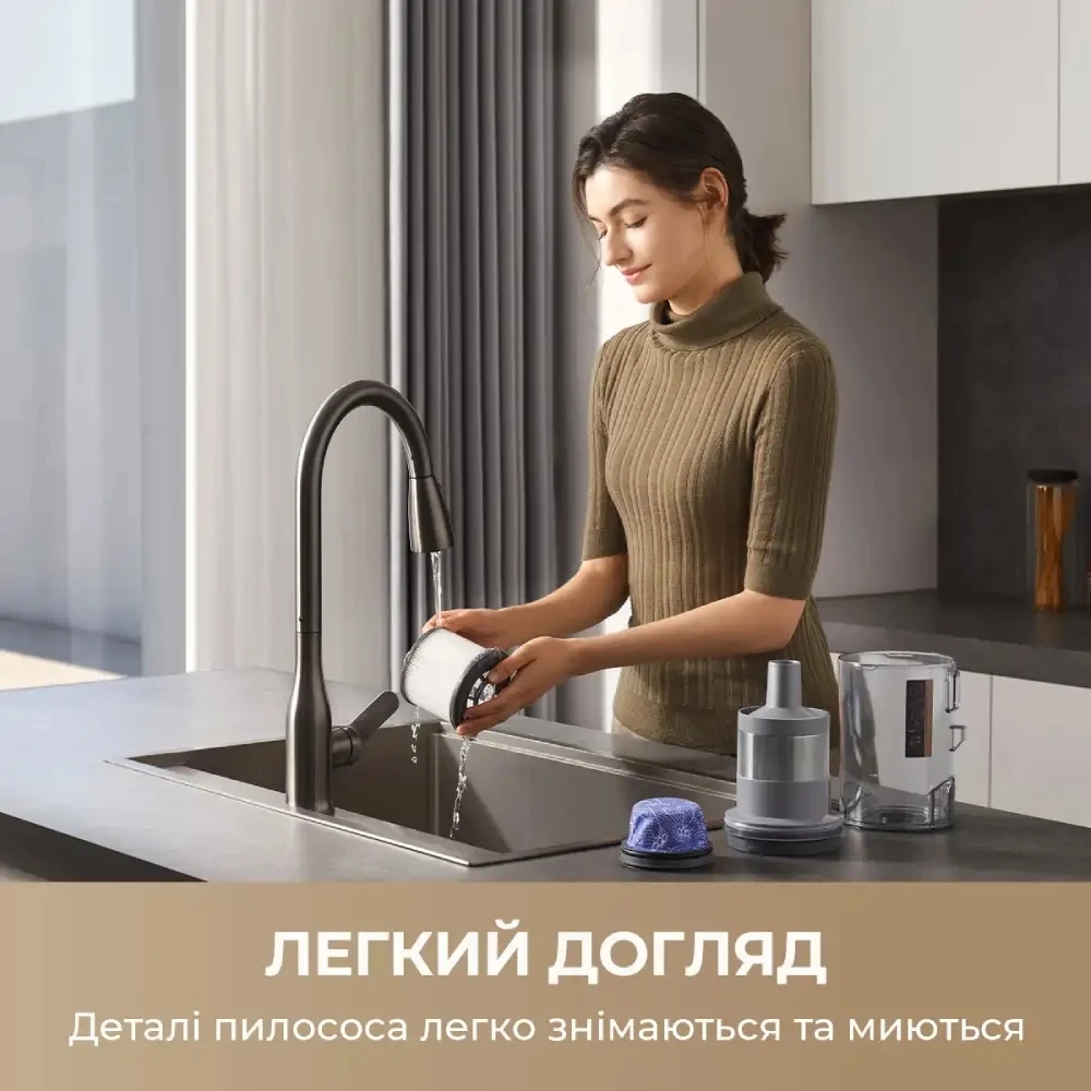 Акумуляторний пилосос Dreame R20 Ultra AquaCycle (VRV57F)