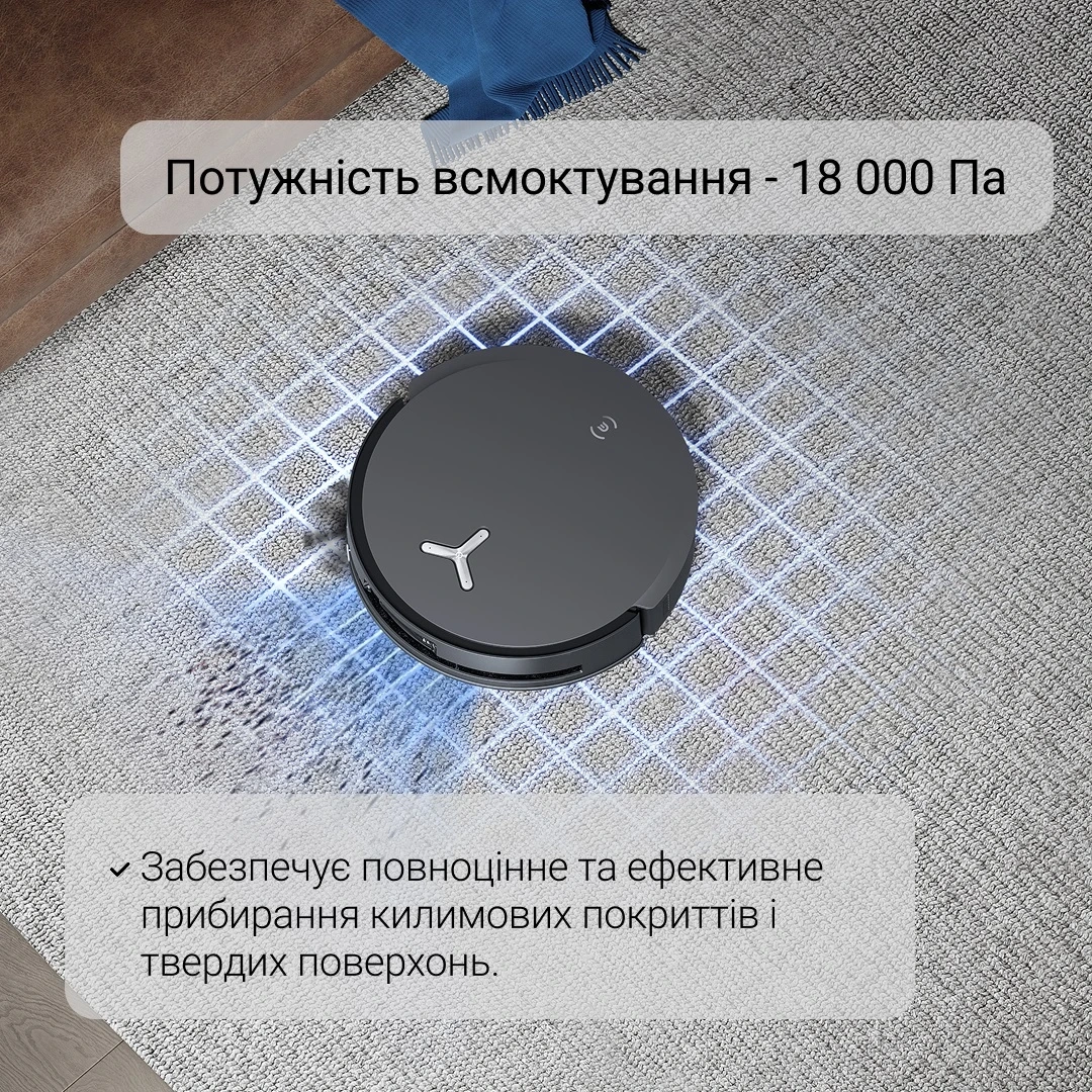 Робот-пилосос Ecovacs Deebot X8 Pro Omni (DEX56) Black