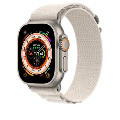 Ремінець Alpine Loop Band для Apple Watch 49mm Starlight - Large (MQE73)