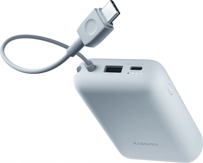 Зовн_АКБ Xiaomi 10000mAh 22.5W (Integrated Cable) (BHR9073GL)голуб