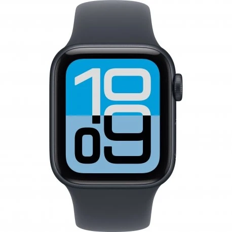 Apple Watch SE 3 40mm (GPS) Midnight Aluminium Case with Midnight Sport Band - S/M (MEH94)