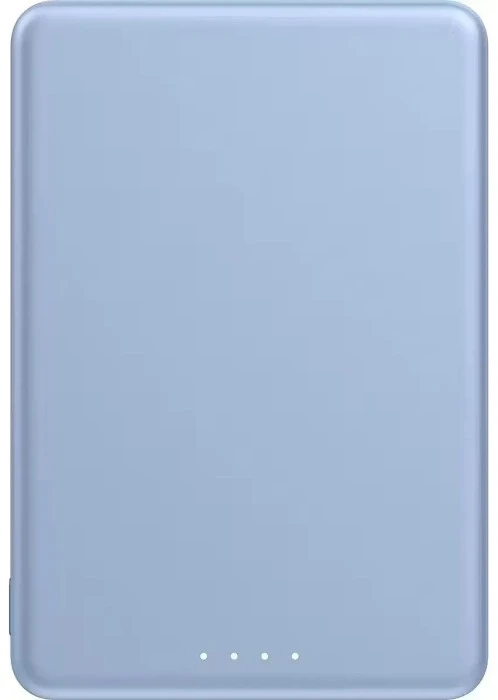 Повербанк Xiaomi Super Slim Magnetic&Wireless 5000mAh 15W (BHR08POGL) блакитний