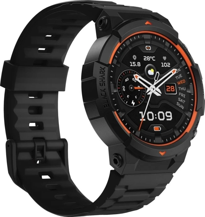 Годинник Black Shark GS3 Sport BS-W2402 Lava Black (Лавово-Чорний)