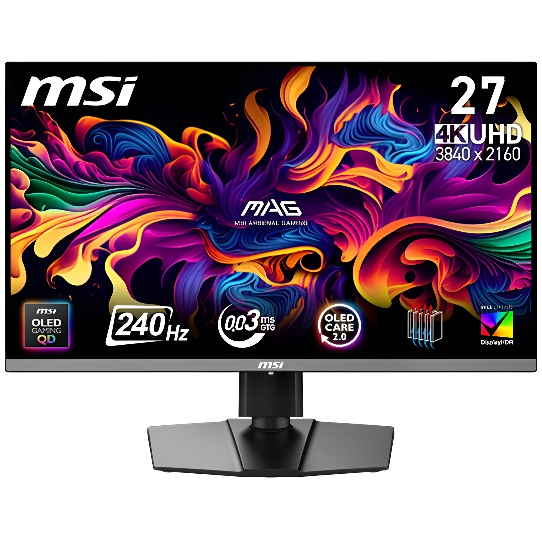 Монітор MSI 27" MAG 272UP QD-OLED X24 Black 240Hz