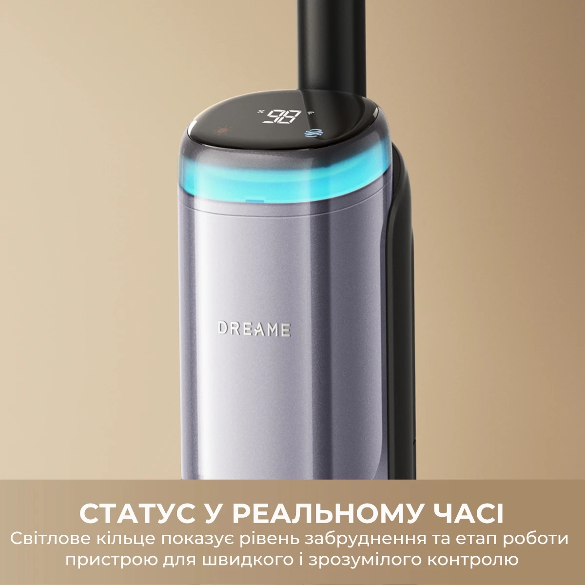 Акумуляторний миючий пилосос Dreame H16 Pro Steam (HHR48F)
