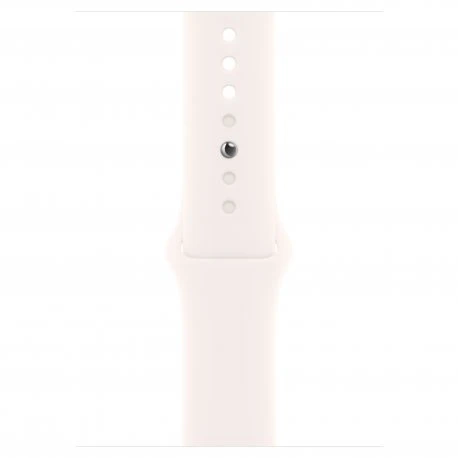 Apple Watch Series 11 46mm (GPS) Rose Gold Aluminium Case with Light Blush Sport Band - M/L (MEV74)