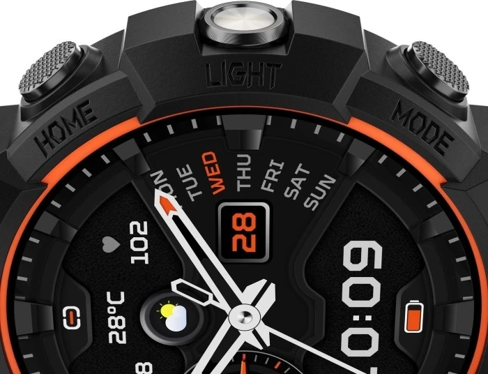 Годинник Black Shark GS3 Sport BS-W2402 Lava Black (Лавово-Чорний)