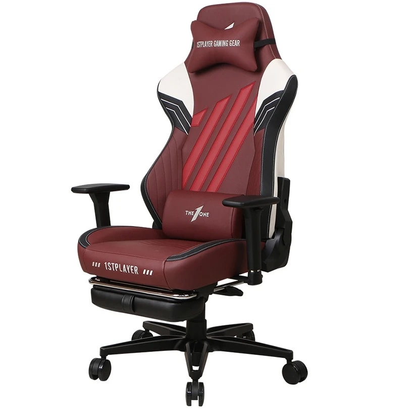 Крісло для геймерів 1stPlayer Duke Black White Red