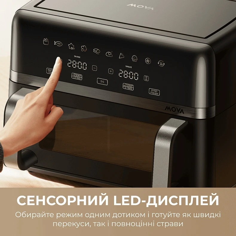 Мультипіч Mova AeroChef FD20s Pro Black (AF-5518ATB-S)