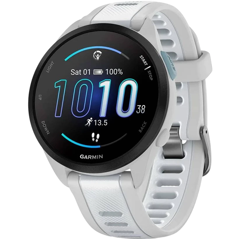 Смарт-годинник Garmin Forerunner 165 Mist Gray/Whitestone (010-02863-A1)
