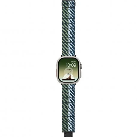 Ремінець Pitaka Dreamland Stairs Chroma Carbon Band для Apple Watch 49/45/44mm Blue/Cooper (AWB2305)