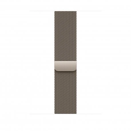 Сталевий ремінець Apple для Apple Watch 46mm Milanese Loop Natural - Size M/L (MXMQ3)