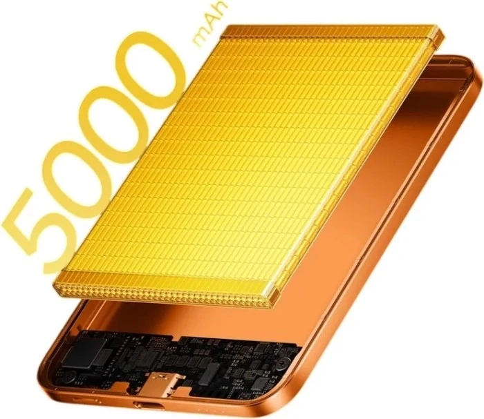 Повербанк Xiaomi UltraThin Magne 5000mAh 15W (BHR0975GL) оранжевий