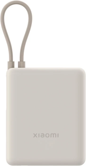 Power Bank Xiaomi 10000mAh 33W Integrated Cable (BHR9333GL)бежевий