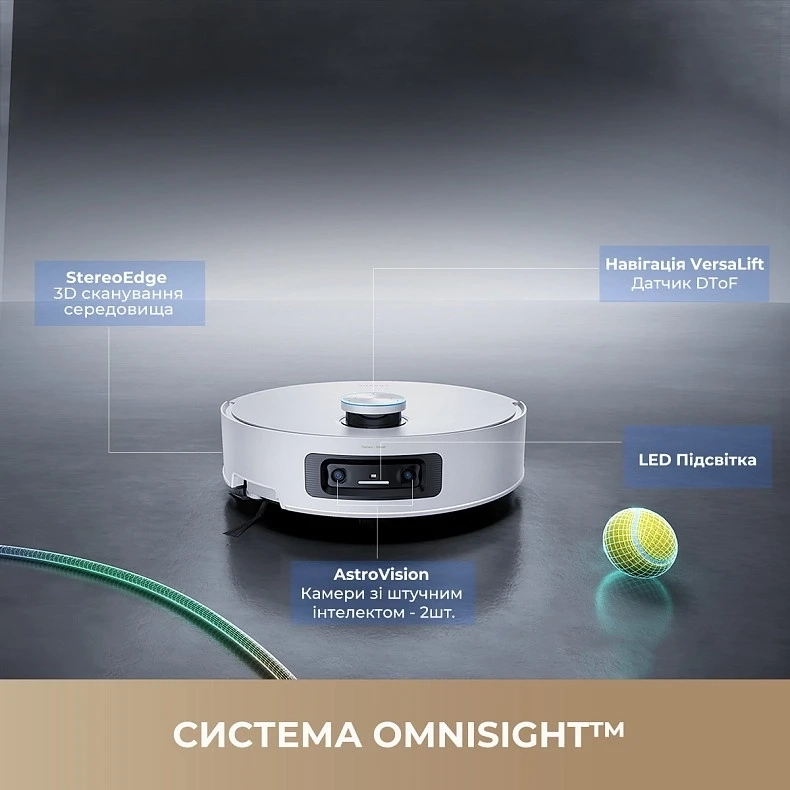 Робот-пилосос Dreame Aqua 10 Ultra Track Complete White (RLR81CE-1-WH)