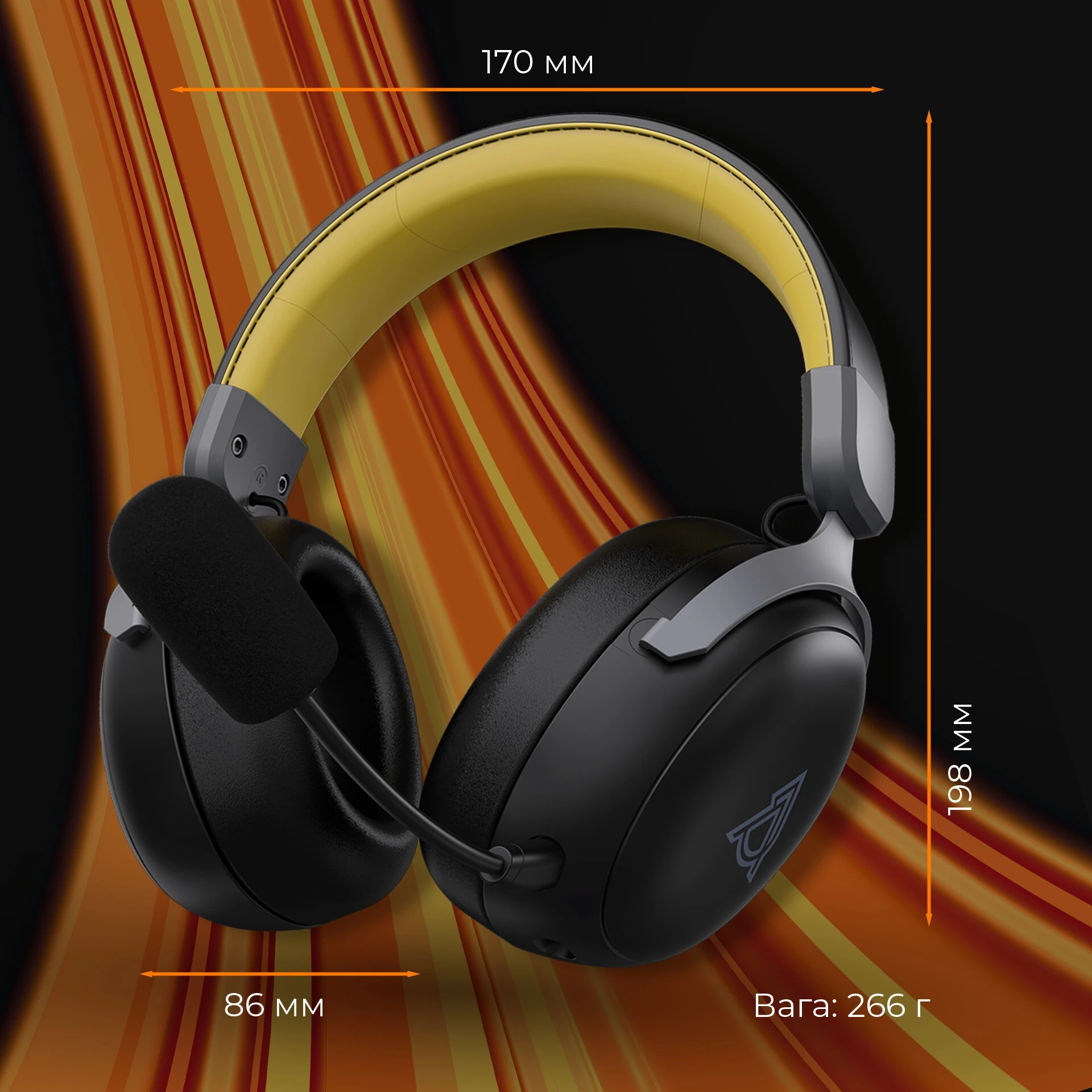 Bluetooth-гарнітура Ajazz AHM08 MAX 3-Mode Black (AHM08-MAX-BGY)