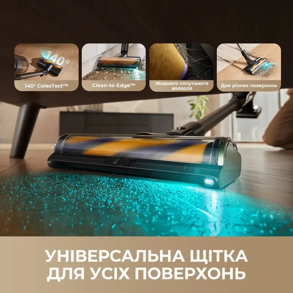 Акумуляторний пилосос Dreame R20 Ultra AquaCycle (VRV57F)