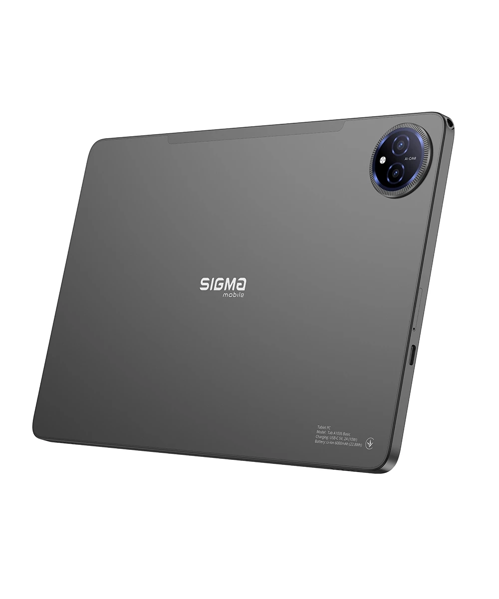 Планшет Sigma mobile Tab A1035 Basic Dark Grey